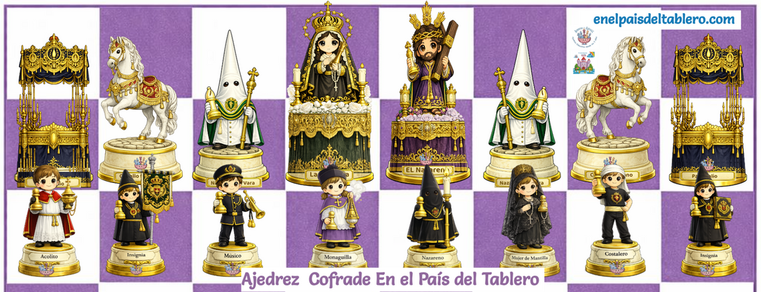 Ajedrez para niños/as: tablero y piezas para imprimir y empezar a jugar